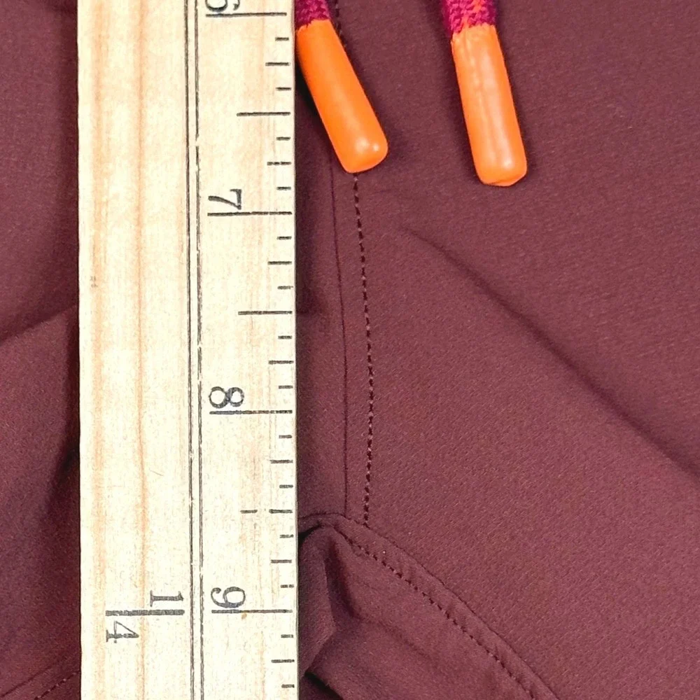 Cotopaxi Subo Pants Women XS Rust Brown Stretch Hiking Bungee Hem Gorpcore Trail